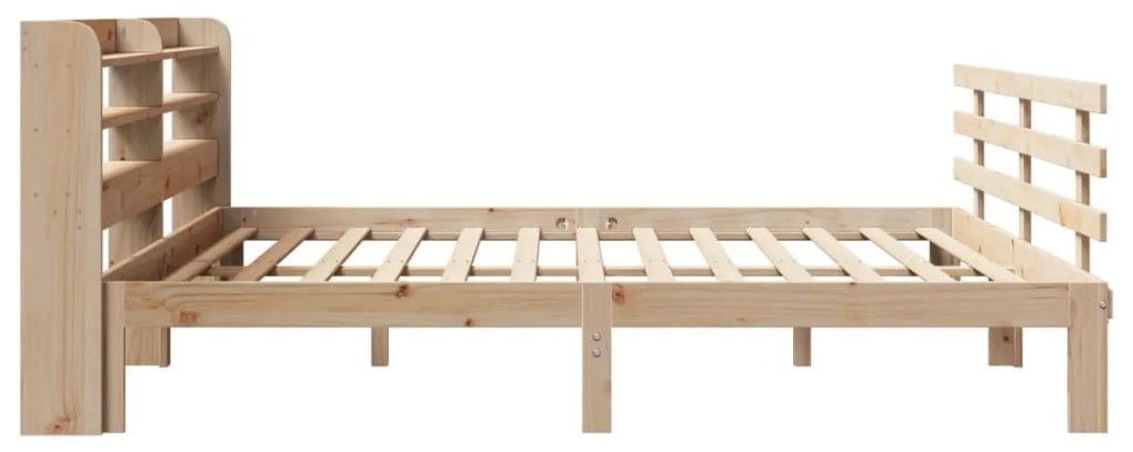 vidaXL Πλαίσιο Κρεβατιού με Κεφαλάρι 180x200 εκ. από Μασίφ Ξύλο Πεύκου
