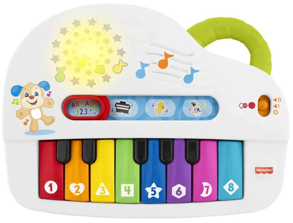 Εκπαιδευτικό Πιάνο Με Φώτα Fisher-Price GFV21 Multi Mattel