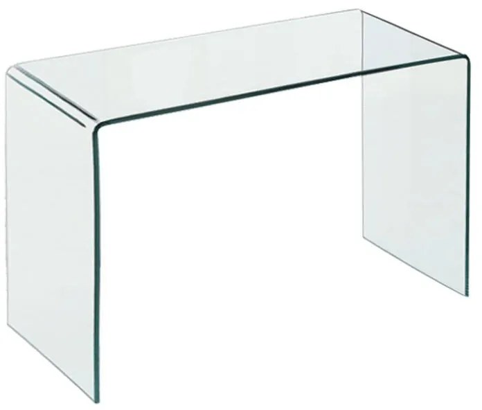 GLASSER Κονσόλα - Γραφείο Διάφανο Γυαλί 12mm