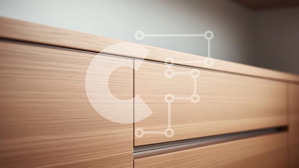 Intra Συλλεκτικό Ξύλινο Παζλ Plywood  4mm - Μοντέρνο Ξύλινο Ντουλάπι με Συρτάρι και Πόρτες Σε Ξύλινο Κουτί - Διαστάσεις Puzzle: 10x10 cm – 25 κομμάτια