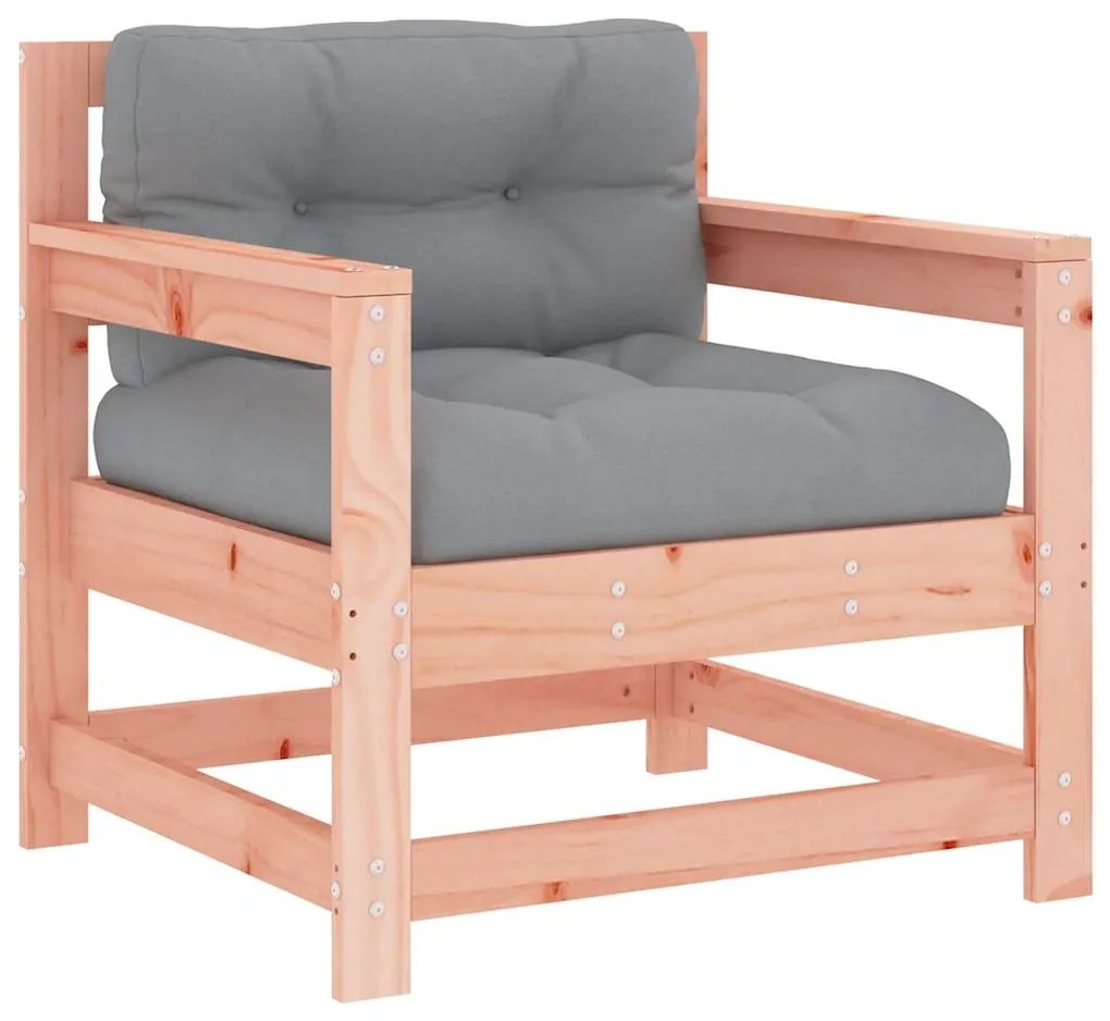vidaXL Καρέκλες Κήπου με Μαξιλάρια 2 τεμ. από Μασίφ Ξύλο Ψευδοτσούγκας