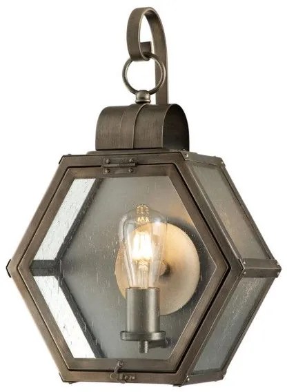 Φανάρι  Απλίκα Φωτιστικό Τοίχου 1xE27 IP44  48cm  Heath Quintiesse Elstead Lighting QN-HEATH-M-BU Μπρονζέ