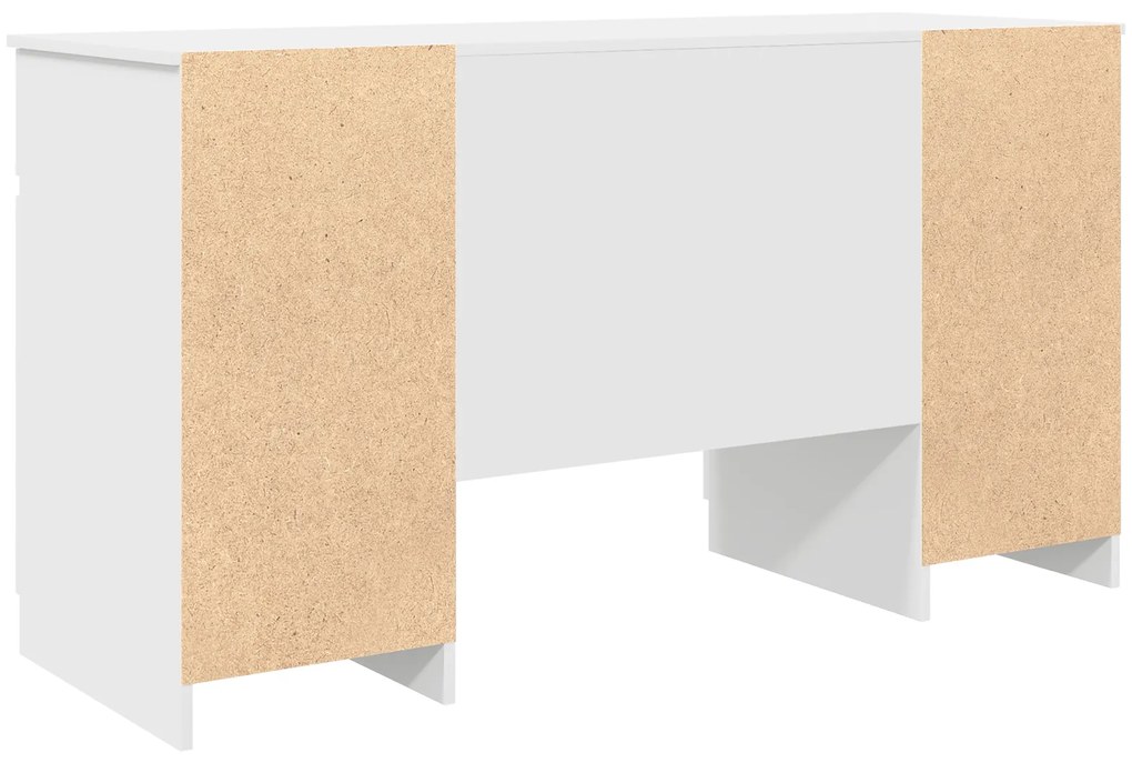 vidaXL γραφείο Λευκό 140x49x76 εκ Επεξεργασμένο ξύλο