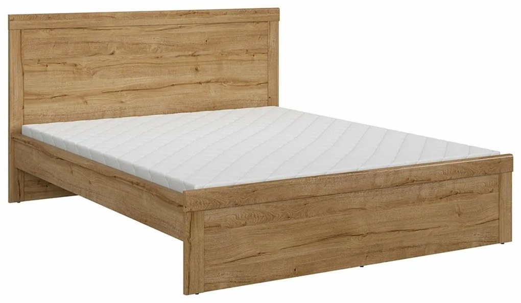Κρεβάτι Boston AS116, 160x200, Πλαστικοποιημένη μοριοσανίδα, 169x204.5x100.5cm
