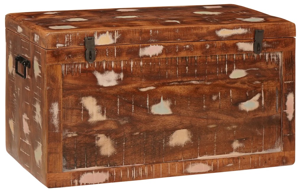 vidaXL Κουτί αποθήκευσης 70 x 35 x 40 εκ. Μασίφ ανακυκλωμένο ξύλο
