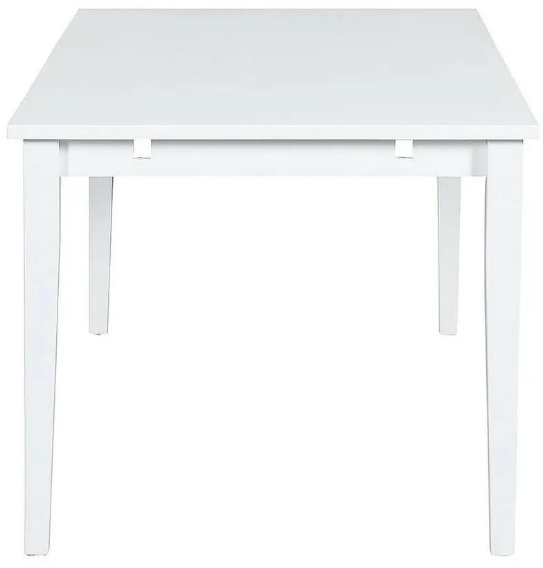 Τραπέζι Riverton 632, Άσπρο, 76x90x180cm, Ινοσανίδες μέσης πυκνότητας | Epipla1.gr