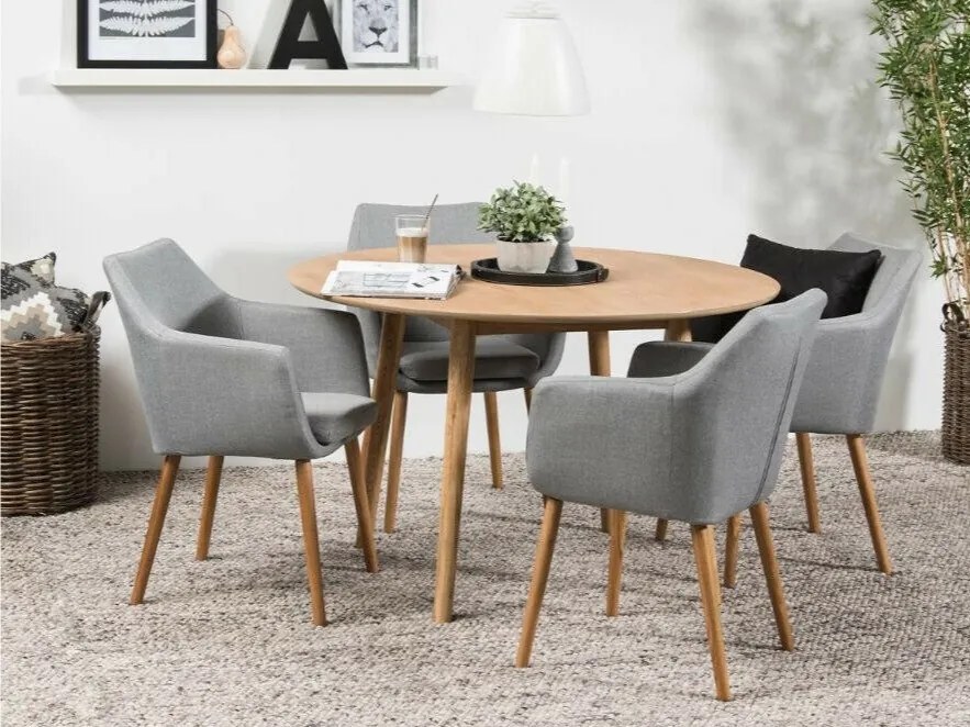 Σετ τραπεζαρίας Oakland 674, 75cm, Στυλ: Σκανδιναβικό