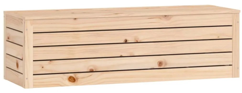 vidaXL Κουτί Αποθήκευσης 109x36,5x33 εκ από Μασίφ Ξύλο Πεύκου