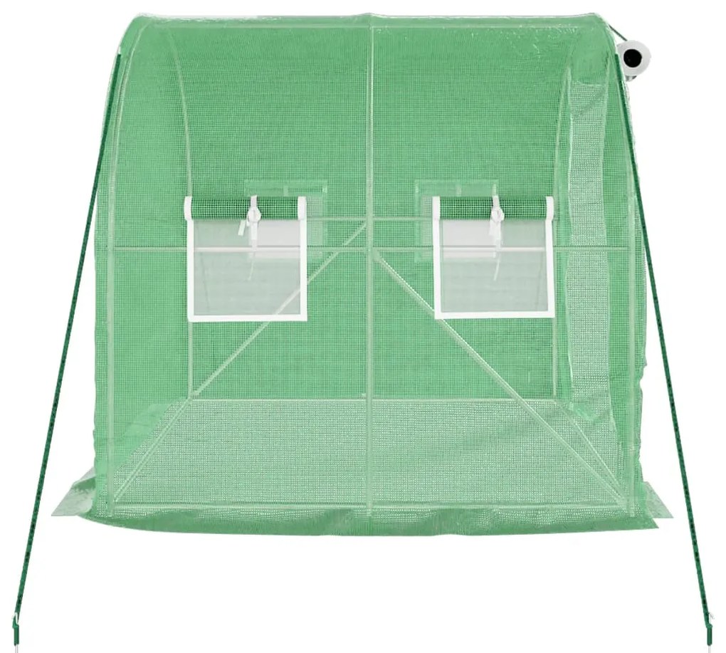 vidaXL Θερμοκήπιο με Ατσάλινο Πλαίσιο 4 μ² 2 x 2 x 2 μ.