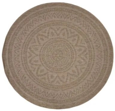 Ψάθινο Χαλί Avanos 8871 White Στρόγγυλο Round 160 x 160