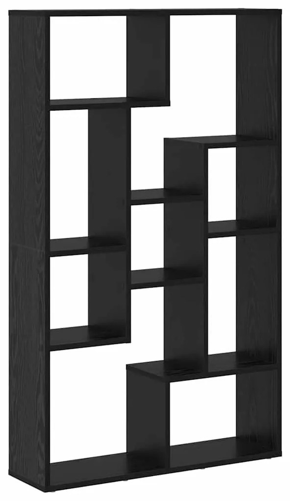 vidaXL Βιβλιοθήκη Μαύρη Οξυά 70 x 20 x 102.5 εκ Επεξεργασμένο ξύλο