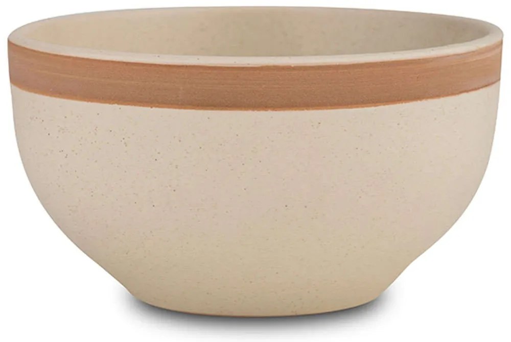 Μπωλ Δημητριακών Athena 10-141-085 14cm Beige Nava Πηλός