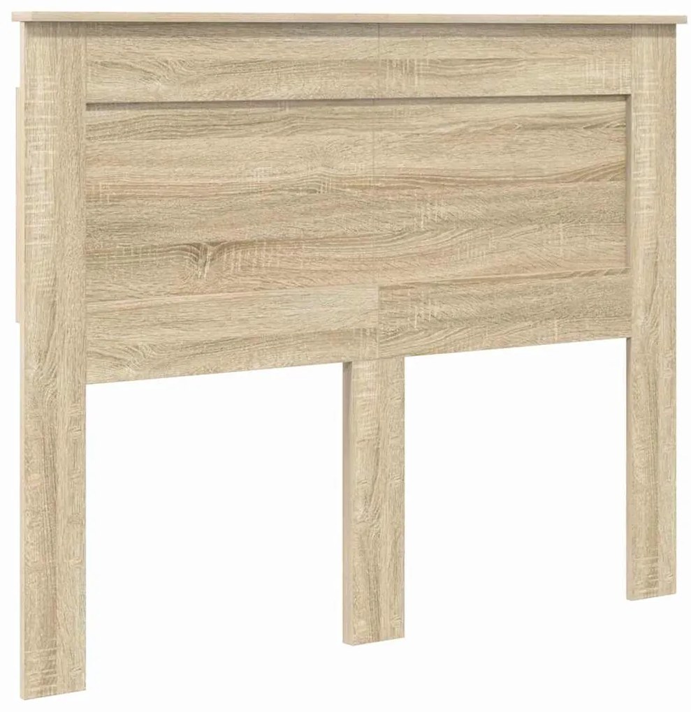 vidaXL Κεφαλάρι με κεφαλάρι Δρύς Sonoma 135 cm Επεξεργασμένο ξύλο