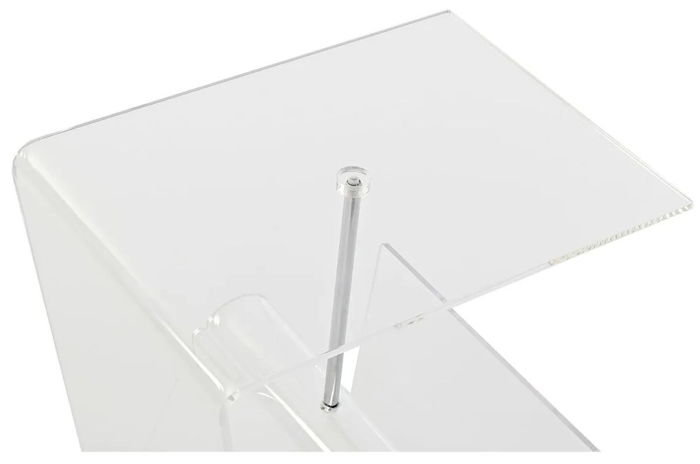 Βοηθητικό Τραπεζάκι DKD Home Decor Διαφανές 40 x 30 x 44 cm