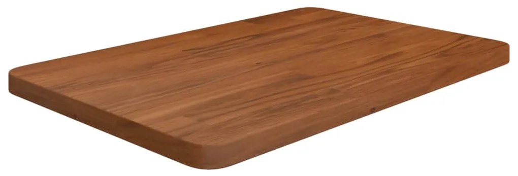 vidaXL Πάγκος Μπάνιου Σκ. Καφέ 60x40x2,5 εκ. Επεξ. Μασίφ Ξύλο