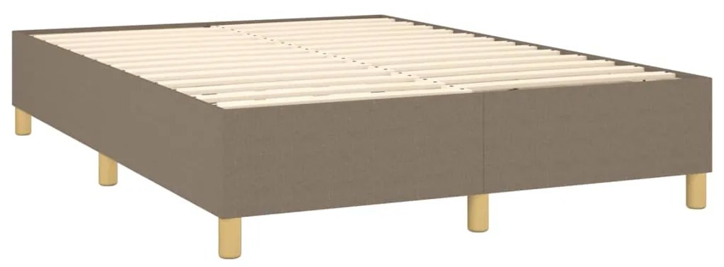 ΚΡΕΒΑΤΙ BOXSPRING ΜΕ ΣΤΡΩΜΑ TAUPE 140X190 ΕΚ. ΥΦΑΣΜΑΤΙΝΟ 3137153