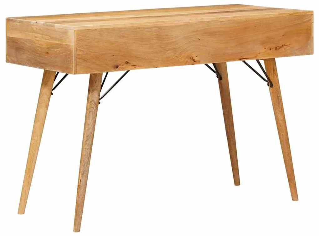 vidaXL Γραφείο γραφής Καφέ 110 x 55 x 76 cm Στερεό ξύλο μάνγκο