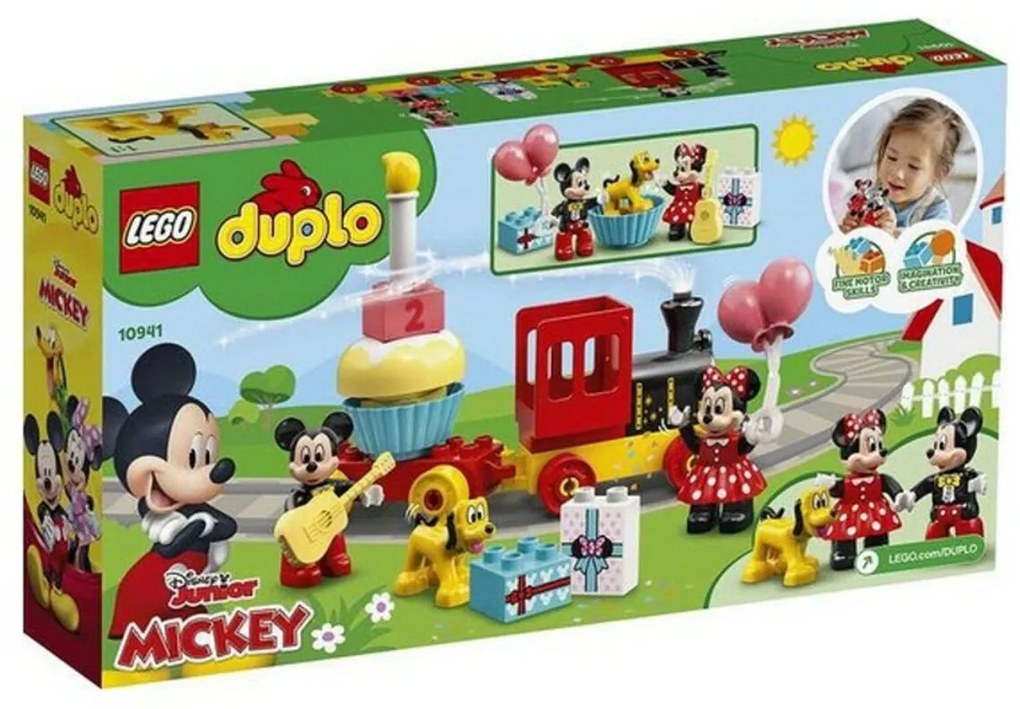 Playset Duplo Mickey and Minnie Birthday Train Lego 10941 Mickey and Minnie Birthday Train 36 cm