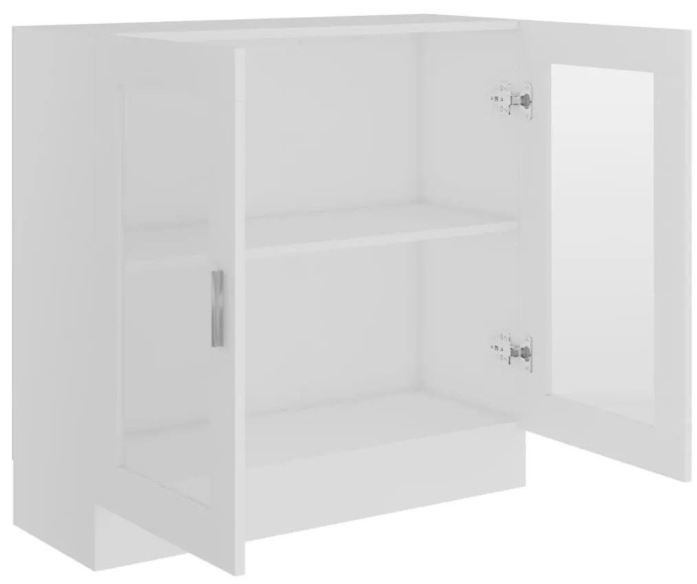Βιτρίνα Λευκή 82,5 x 30,5 x 80 εκ. Επεξ. Ξύλο - Λευκό