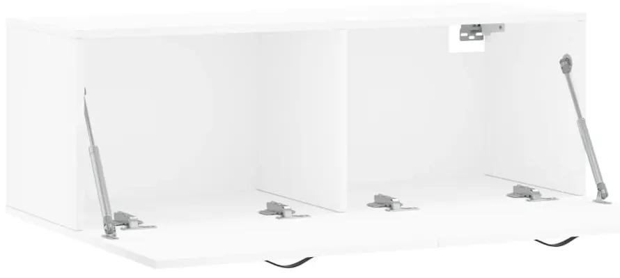vidaXL Ντουλάπι Τοίχου Λευκό 100x36,5x35 εκ. από Επεξεργασμένο Ξύλο