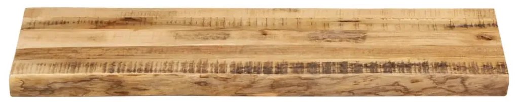 vidaXL Επιφάνεια Τραπεζιού 100x40x2,5 εκ. Live Edge Μασίφ Ξύλο Μάνγκο