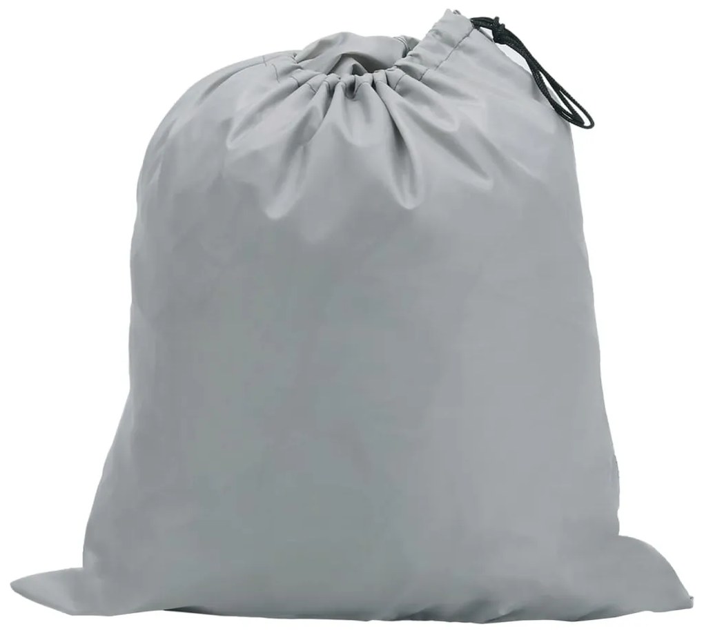 vidaXL Κουκούλα βάρκας Γκρι Μήκος 610-671 cm Πλάτος 254 cm