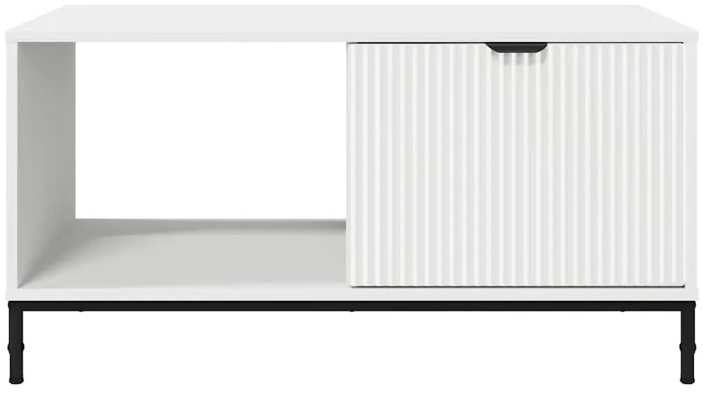 vidaXL Τραπεζάκι σαλονιού Λευκό 90 x 49 x 46 εκ. Επεξεργασμένο ξύλο