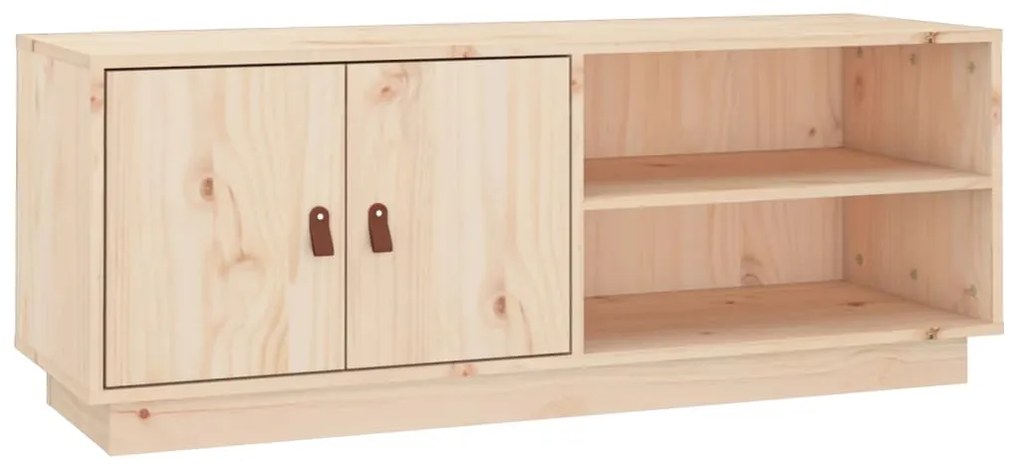 vidaXL Έπιπλο Τηλεόρασης 105 x 34 x 40 εκ. από Μασίφ Ξύλο Πεύκου