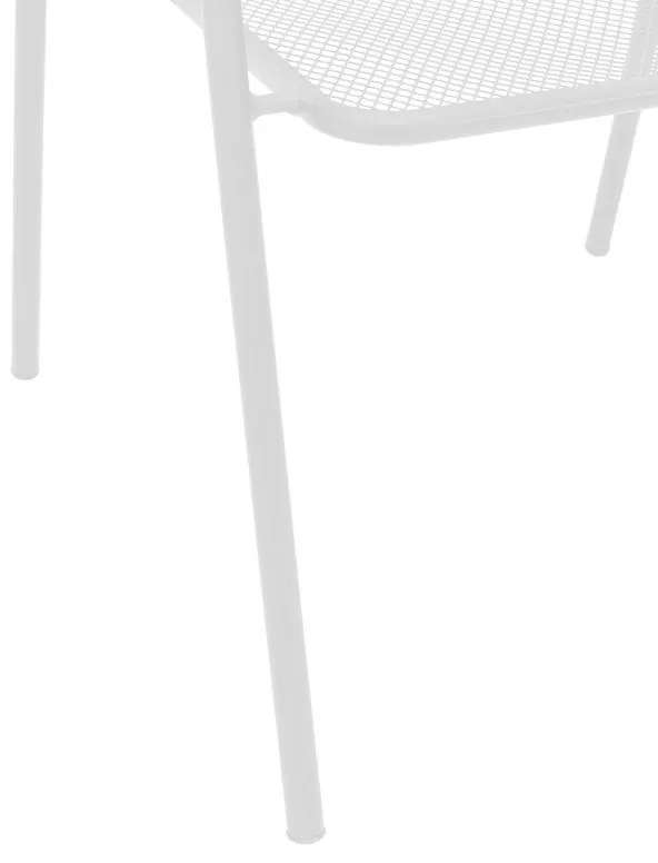 Καρέκλα - Πολυθρόνα Tarete στοιβαζόμενη λευκό μέταλλο 55x64x86.5 εκ. 55x64x86.5 εκ.