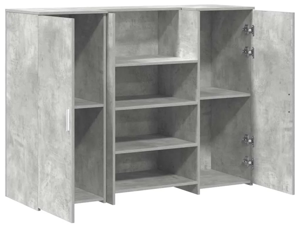 vidaXL Γραφείο υποδοχής 135x50x103,5 εκ. Επεξεργασμένο Ξύλο
