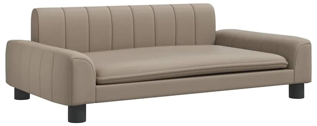 vidaXL Καναπές Παιδικός Καπουτσίνο 90x53x30 εκ. από Συνθετικό Δέρμα