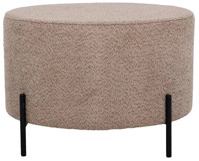 Στρογγυλό Σκαμπό Kristal Fylliana Cappuccino 60x40 εκ. 60x60x40 εκ.