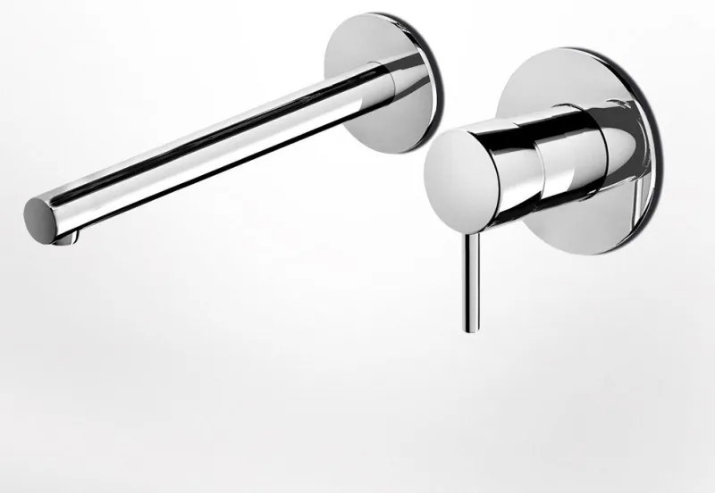 Eurorama Tonda Chrome Μπαταρία Νιπτήρος Εντοιχισμού 2 Οπών 145904-100