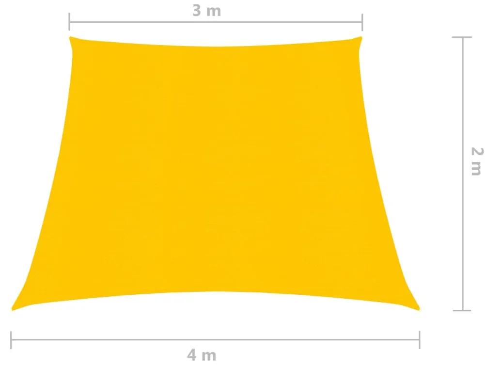 vidaXL Πανί Σκίασης Κίτρινο 3/4 x 2 μ. από HDPE 160 γρ./μ²