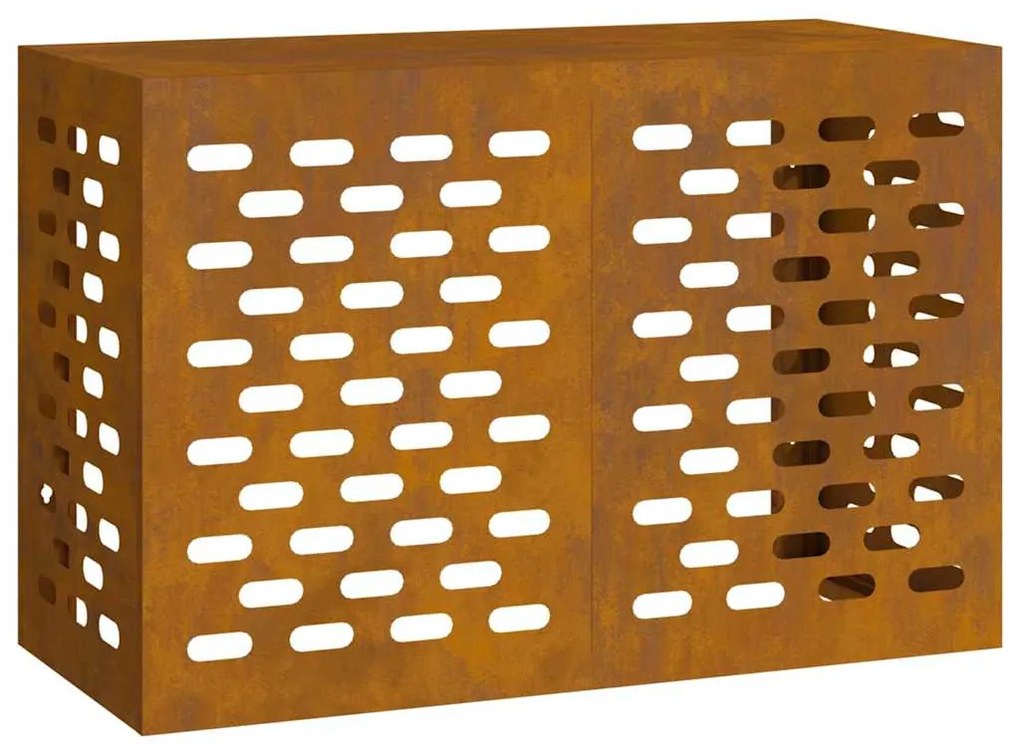 vidaXL Κάλυμμα κλιματιστικού Σκ rusty 90 x 40 x 60 εκ