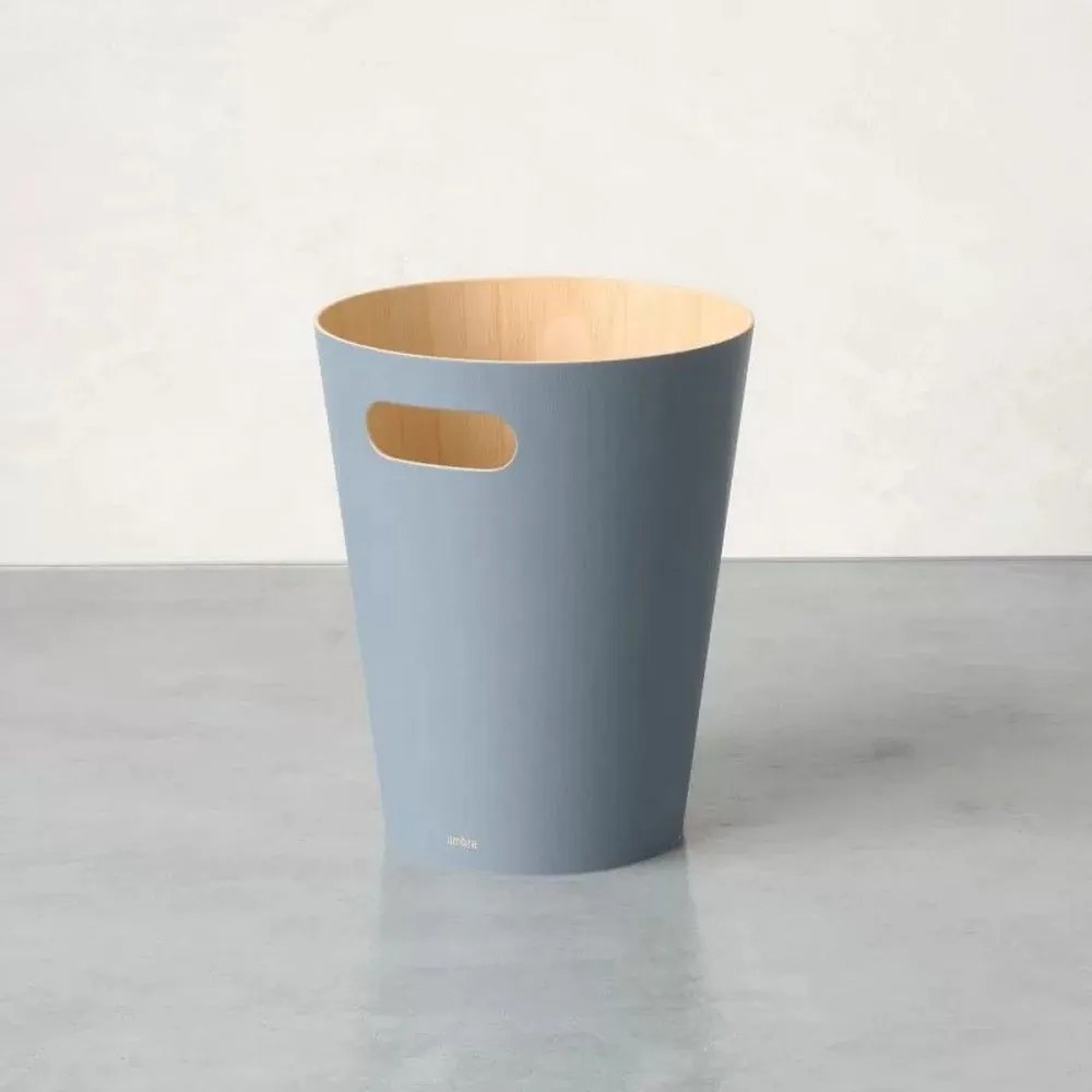 Κάδος Απορριμμάτων Ξύλινος Woodrow Can 2G 082780-1050 Slate Blue Umbra Ξύλο