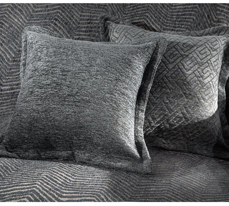Μαξιλαροθήκη Διακοσμητική Vento Titanium Guy Laroche 50Χ50 Cotton,Chenille