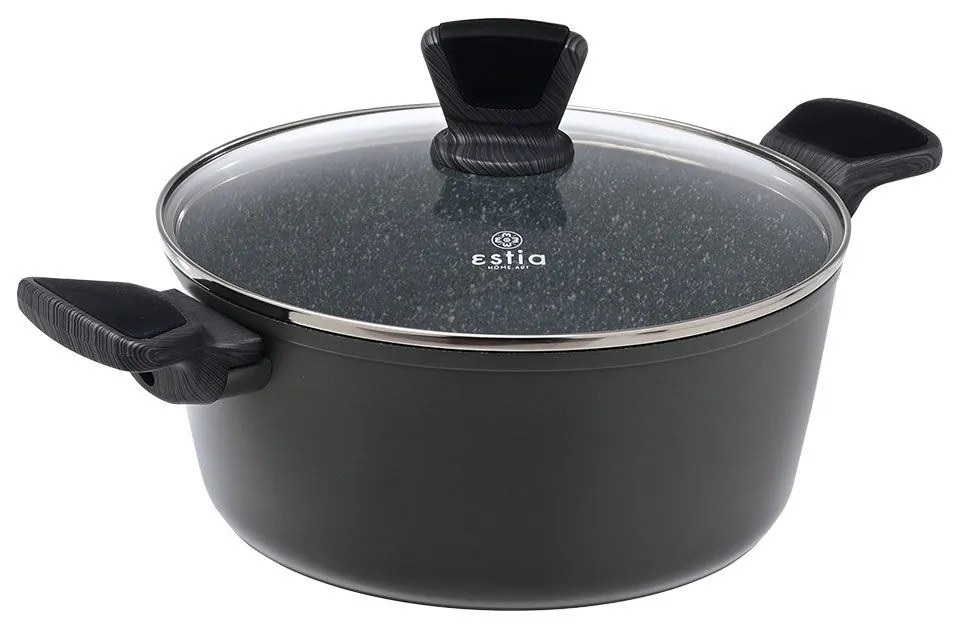 Κατσαρόλα Cuisson Αντικολλητική Αλουμίνιο 24cm Estia 01-11123