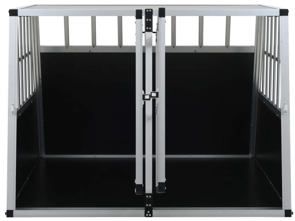 vidaXL Κλουβί Σκύλου με Διπλή Πόρτα 94 x 88 x 69 εκ.