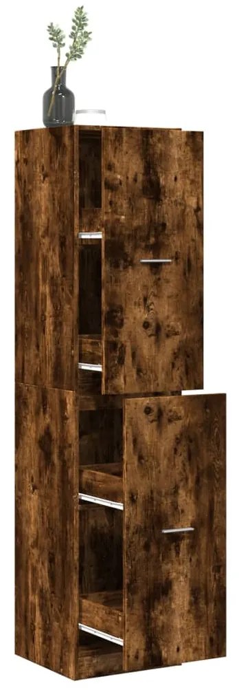 Συρταριέρα Γενικής Χρήσης Καπνιστή Δρυς 40x41x174,5 Επεξ. Ξύλο