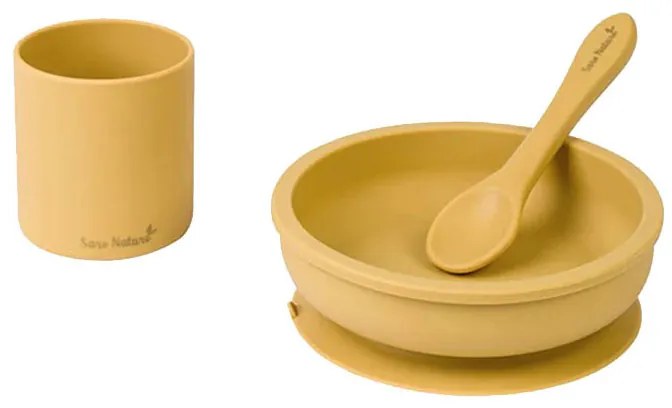 Παιδικό Σετ Φαγητού 3τμχ Saro Eco Friendly Ochre 17415