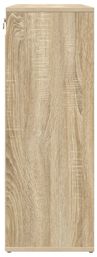 vidaXL Ντουλάπα Παπουτσιών με ράφι Sonoma Δρυς 77.5 x 30 x 83.5 εκ.
