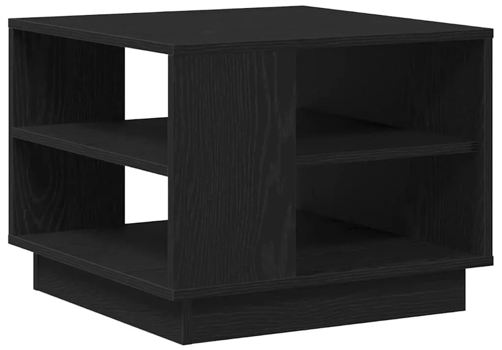 vidaXL Τραπεζάκι σαλονιού Μαύρη δρυς 55 x 55 x 42 cm