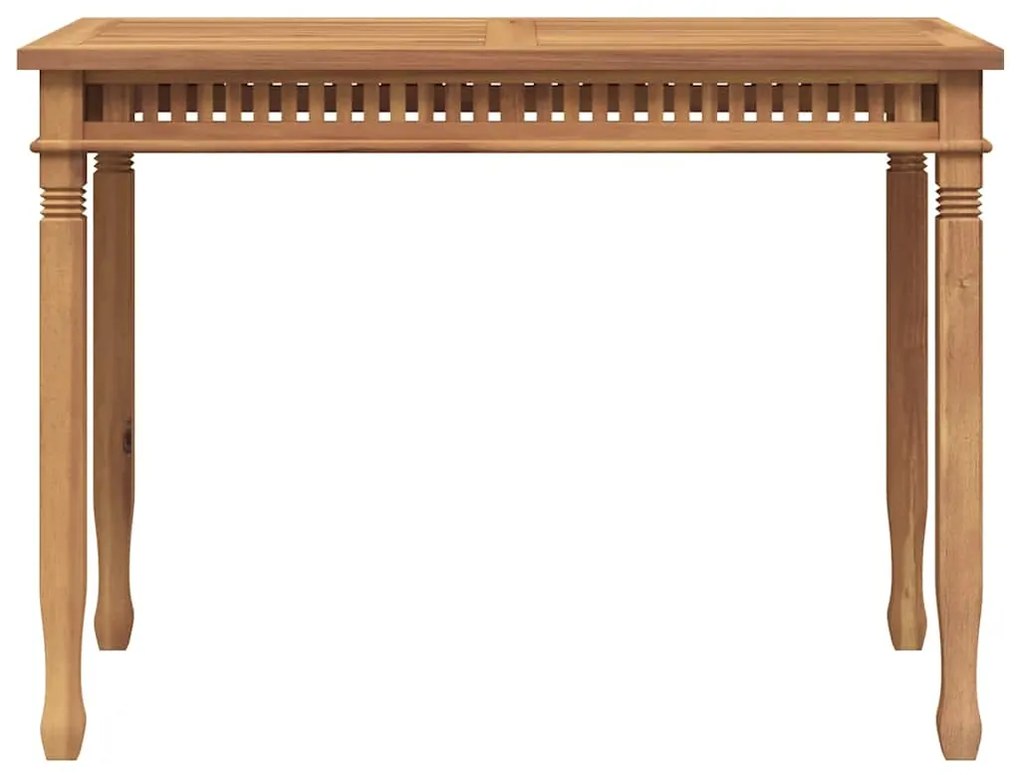 vidaXL Τραπεζαρία Κήπου 110 x 65x 80 εκ. από Μασίφ Ξύλο Teak