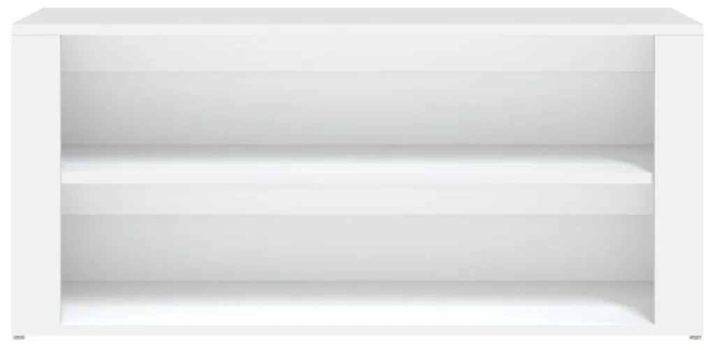 vidaXL Παπουτσοθήκη Λευκή 100 x 35 x 45 εκ. από Επεξεργασμένο Ξύλο