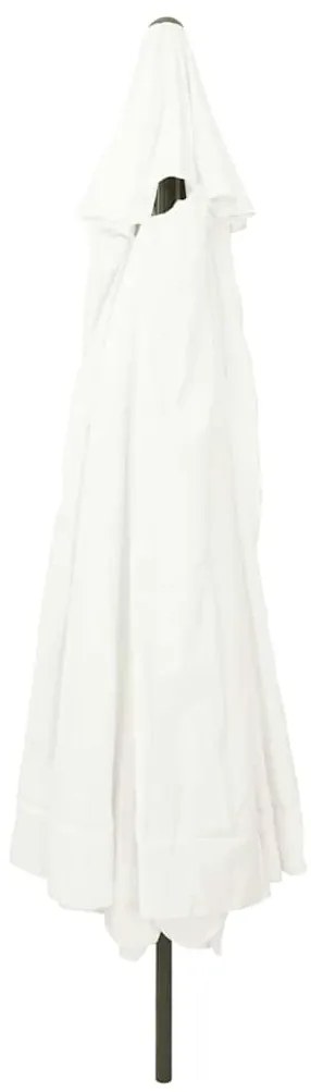 vidaXL Ομπρέλα Κήπου Άμμος 395 x 395 x 245 εκ. Πολυεστέρας και Χάλυβας