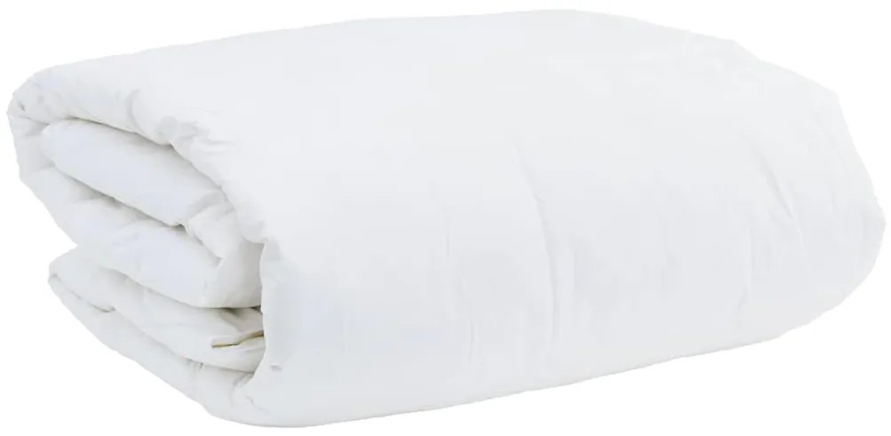 vidaXL Σετ Παπλωμάτων με μαξιλάρι 3 pcs Λευκό Φτέρος