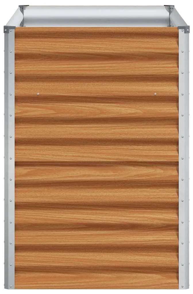 vidaXL Υπερυψωμένη Ζαρντινιέρα 98 x 50 x 68 εκ. Επικαλυμμένος Χάλυβας