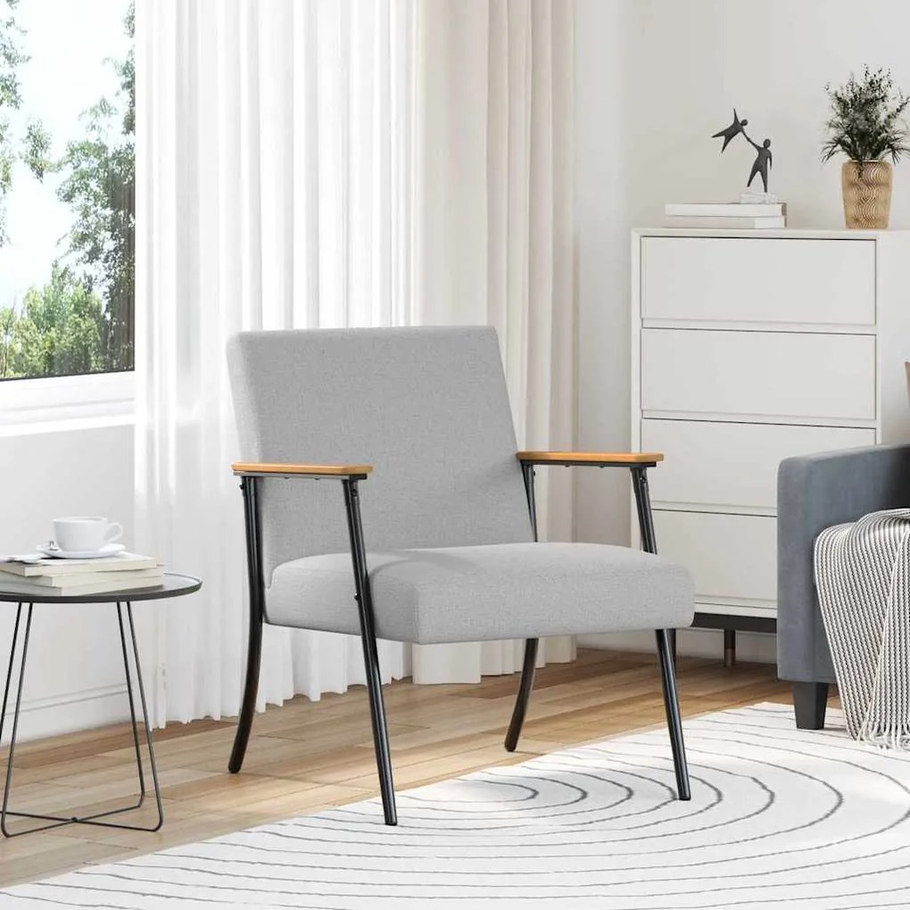 Πολυθρόνα Σκίουρος Γκρί 59 x 75 x 78 εκ ύφασμα