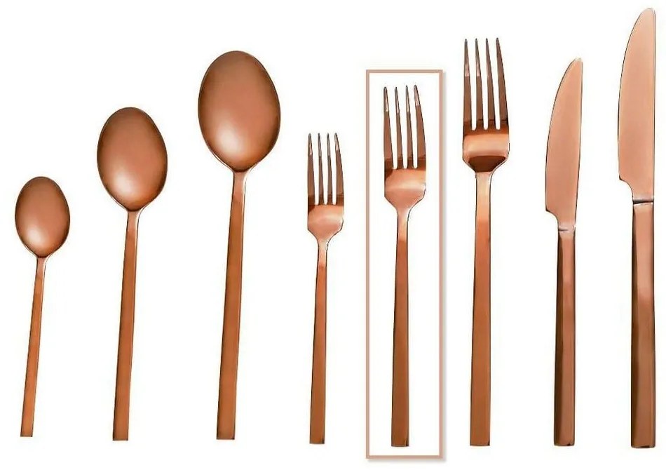Πιρούνι Φρούτου Divine CUR206K12 19cm Bronze Espiel Stainless Steel